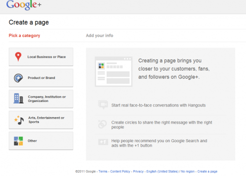 google+ create business page Google+ create business page