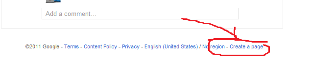 Google+ Create Google+ Create