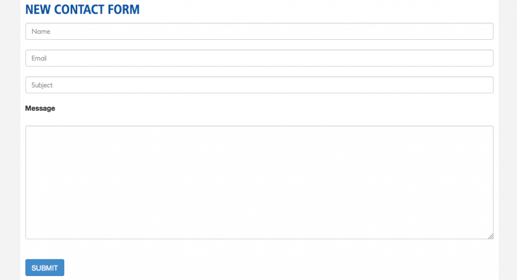 contact form 7 with bootstrap form elements
