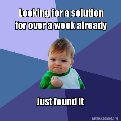 i found the solution meme