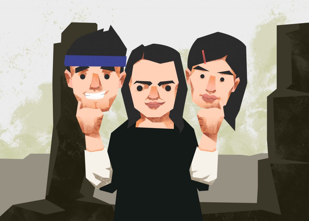 Arya with faces
